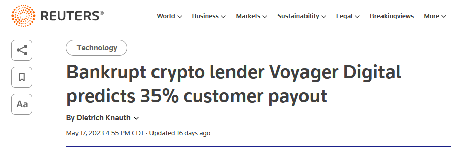 Voyager Digital Bankruptcy