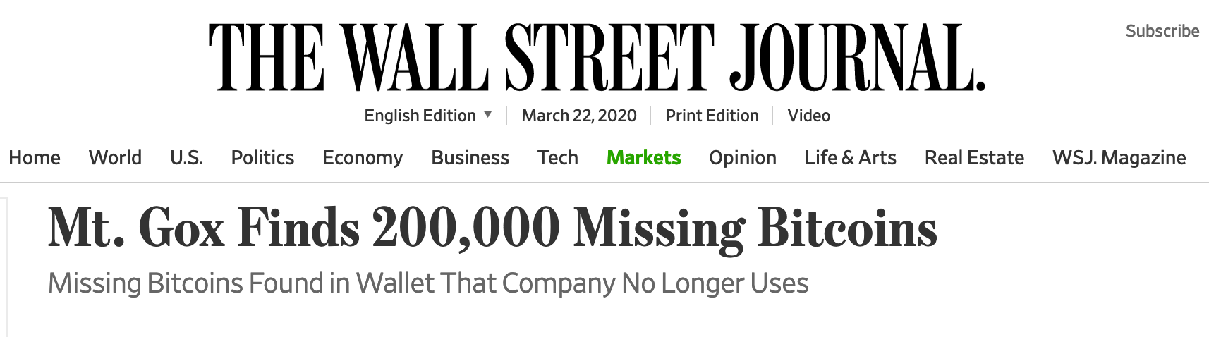 mt gox finds 200,000 missing bitcoins