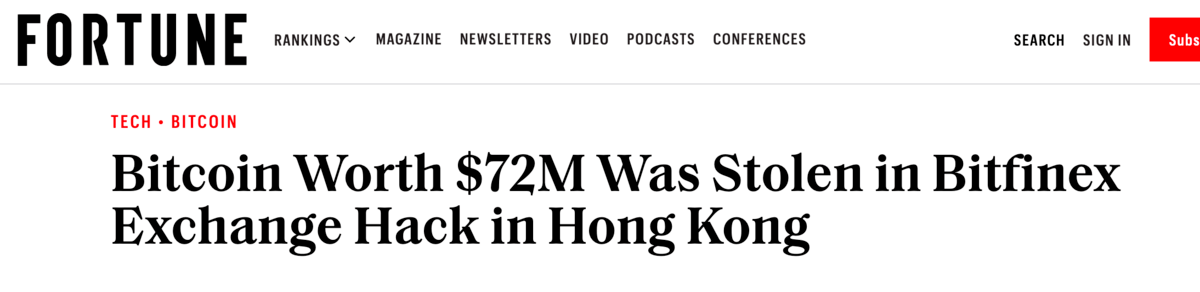 binance hack headline 72 million stolen